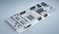 render hyper realistic data center design white space