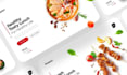 design your restaurant or catering site in HTML and bootstrap