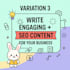 write professional brand promotion and product descriptions that sell