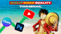 create cheap gaming youtube thumbnails