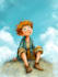 create custom book cover and children book illustrations