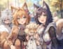 draw anime art style furry characters