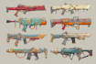 design stunning weapon concept art for games and projects