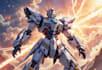 do anime style mecha robot illustrations