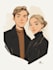 draw faceless couple illustration couples portrait