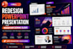 design professional powerpoint presentation and PPT slides