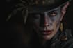 paint a dark fantasy portrait
