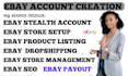 create ebay seller account for any country ebay setup ebay listing