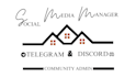 do monthly telegram social media community manager, discord admin moderator
