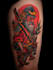 create a watercolor tattoo design