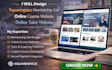 design squarespace membership site online course website online tutor website