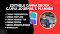 design, format editable canva ebook workbook journal for amazon kdp  upload