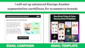 set up advanced klaviyo aweber segmentation workflows for ecommerce brands
