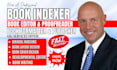 do book indexing, book formatting, book layout, text indexing, book editing