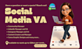 be your social media virtual assistant linkedin ig community manager canva VA