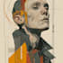 do expressive colorful abstract portrait