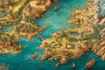 create event, tourist, and fantasy map illustration