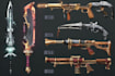 create custom weapon concept designs for your project