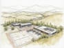 draw landscape sketch, architectural site plan, map