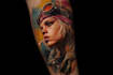 create unique realism tattoo design with my style