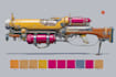 design unique weapons illustrations