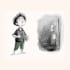draw a cartoon character in a funny sketch
