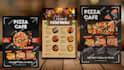 design pizza banner, food poster , burger flyer in 24 hours