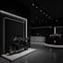 do modern and premium bike showroom interior design