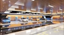 render 3d interior car park, garage, underground park, motor park, car studio