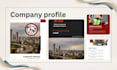 design an amazing company profile