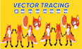 create  2d vector art illustrations