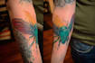 draw watercolor tattoo design