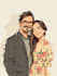 paint custom couple portrait