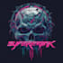 design your cyberpunk mecha style logo