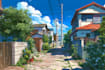 make anime background and environment concept art