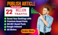 do premium SEO guest post services, backlink publish news article guest posting
