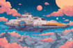 design a sci fi character and sci fi art