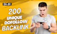 build high quality SEO backlinks to boost your website