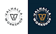 make modern woodworking, furniture, carpentry logo