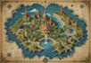 design vector maps, event maps, fantasy festival maps