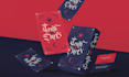 design adult playing card deck couple drinking card game party card book mockup