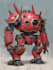 draw mecha robot character design
