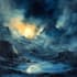 draw fantasy background and landscape