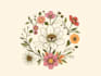 design hand drawn botanical floral logo