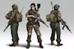 draw 2d game art military character design