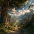 paint dynamic realistic backgrounds for animation or comics