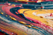 paint digital professional abstract art by hand