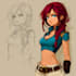 draw anime and game style characters art