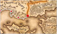 create travel map route map animation rpg map world fantasy, battle, 3d texture