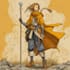 illustrate a superhero comic cover art